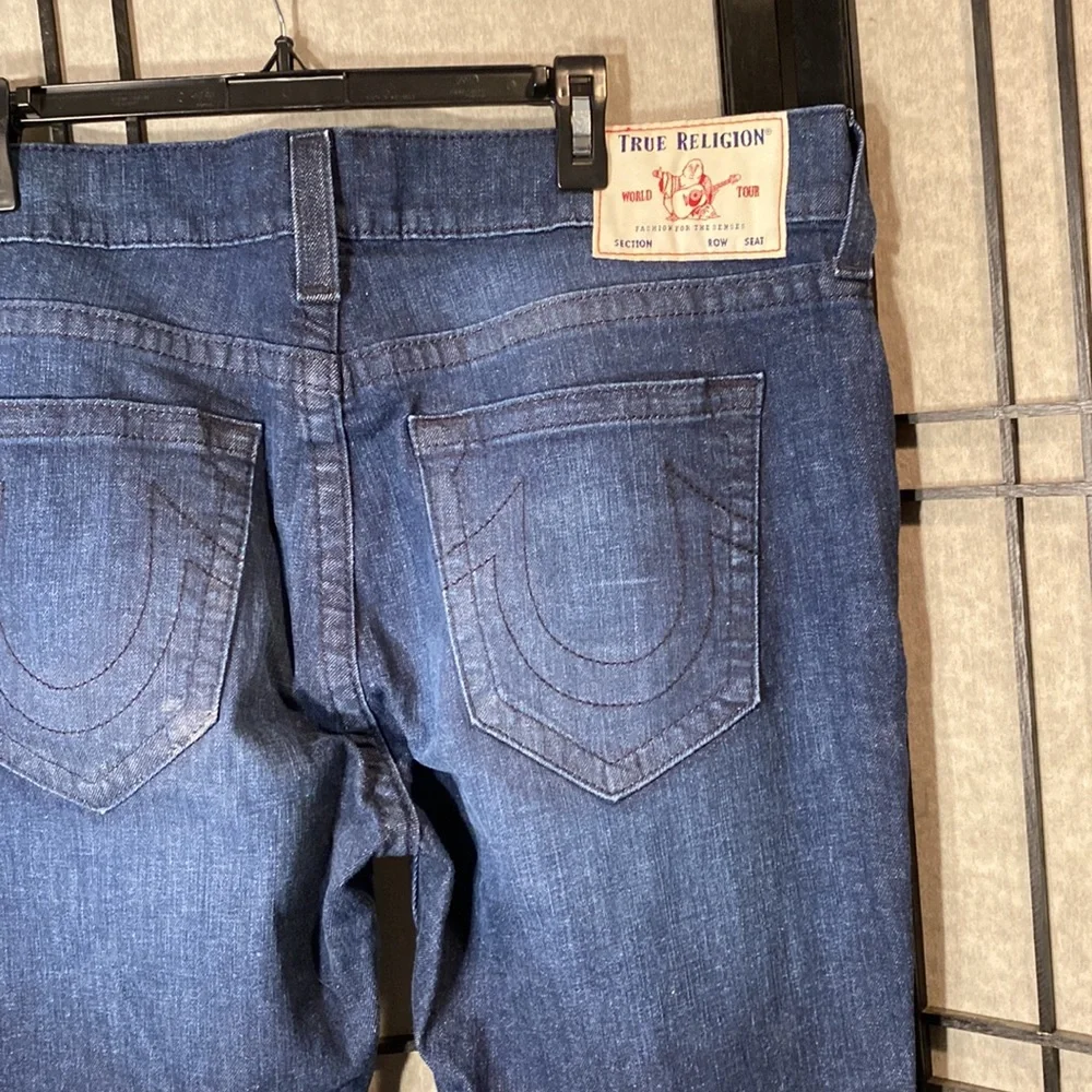 True Religion size 38 Rocco jeans dark denim like new!
